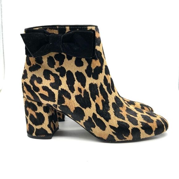 Kate Spade ♠️ Holly Boots Leopard Print NWT/NIB - Picture 1 of 5